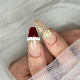 佐野市クリスマスネイル