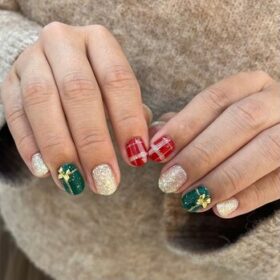 佐野市クリスマスネイル