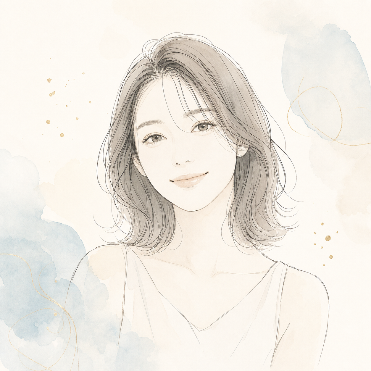20代女性のイラスト