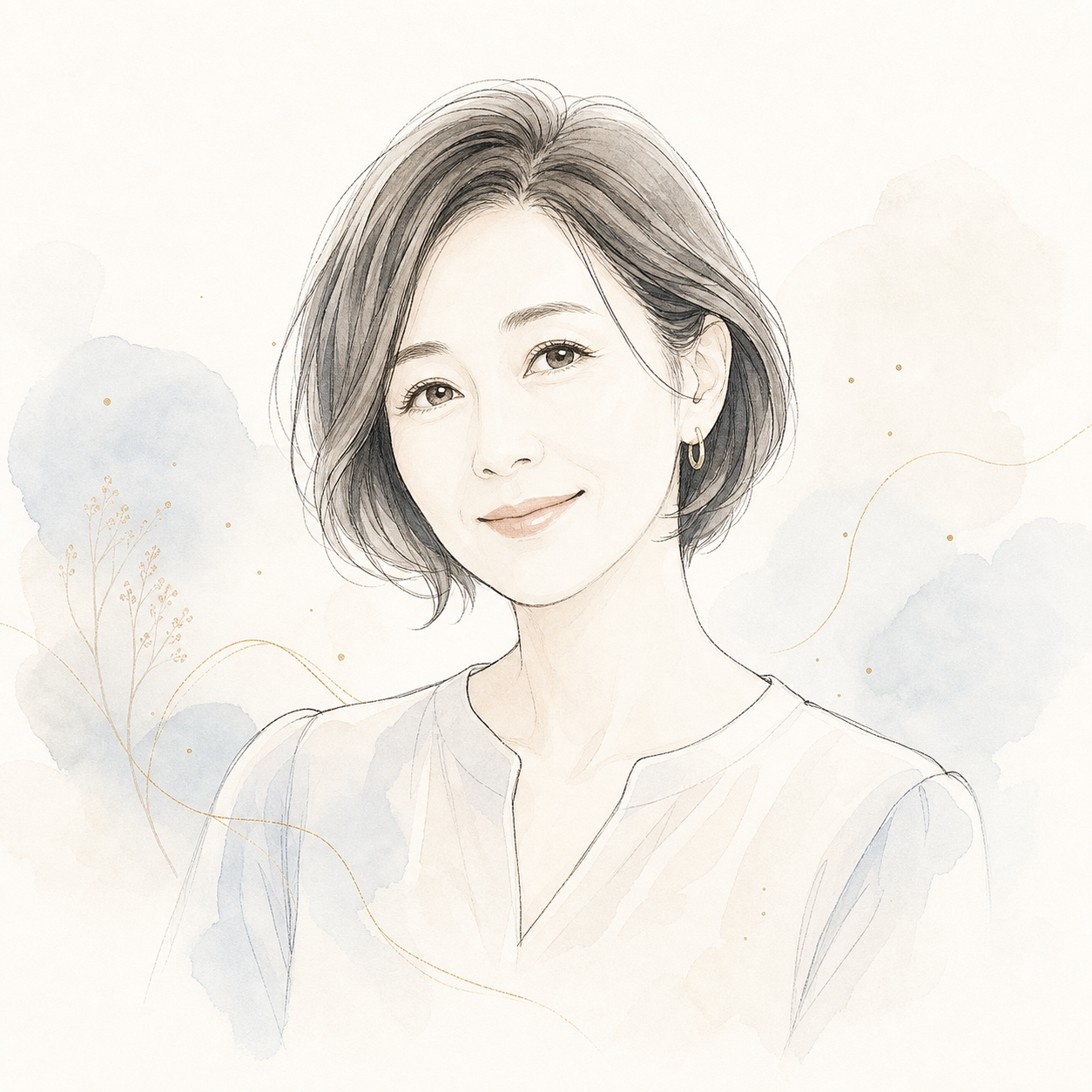 40代女性のイラスト